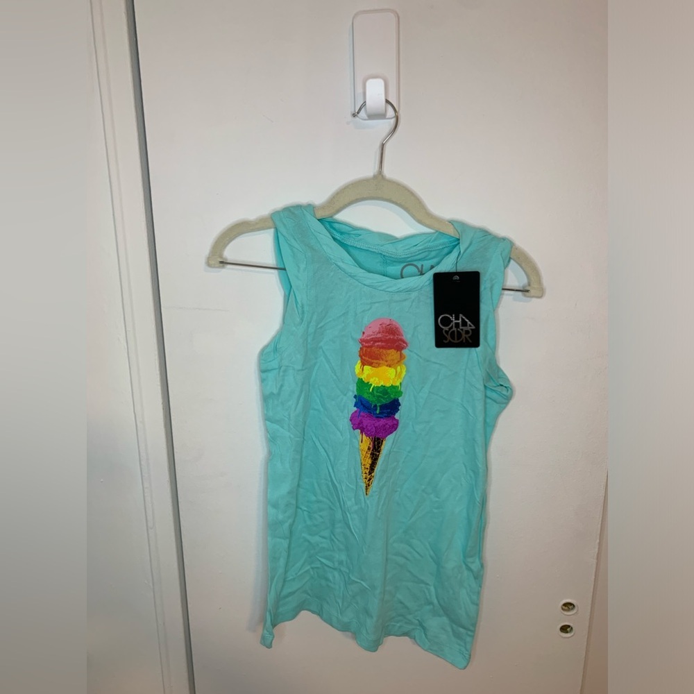 NWT CHASER GIRLS ICE CREAM TANK TOP